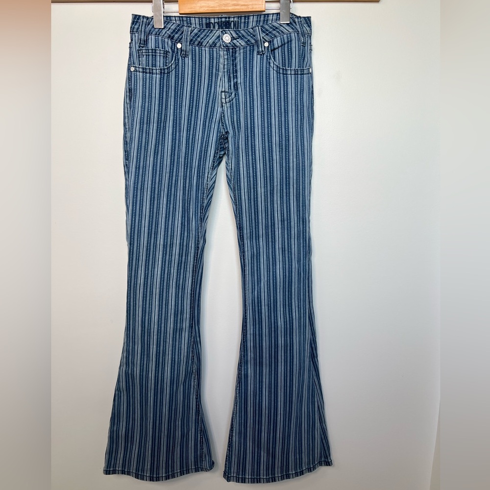 Rock & Roll Denim Mid Rise Flare Jeans 28x34